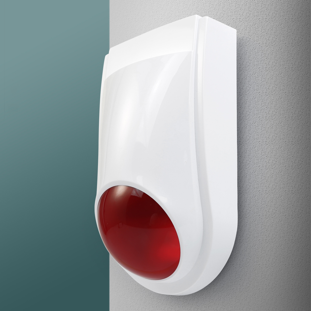 Wireless Flash Siren E6 Outdoo - Alarm Siren Outdoor 评论和价格