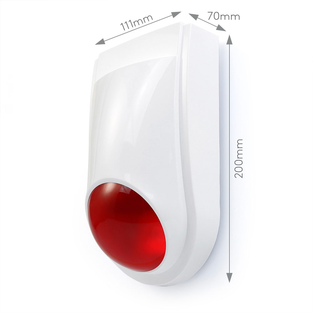 Wireless Flash Siren E6 Outdoo - Alarm Siren Outdoor 评论和价格