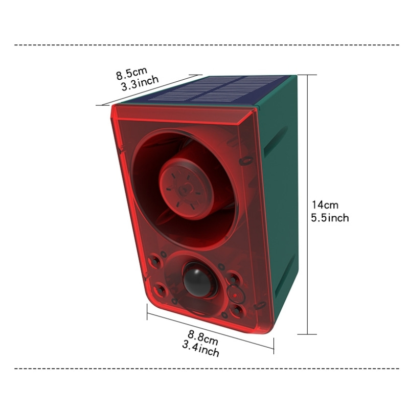 Outdoor Solar Motion Sensor Al - Home Security Yard Sign 评论和价格