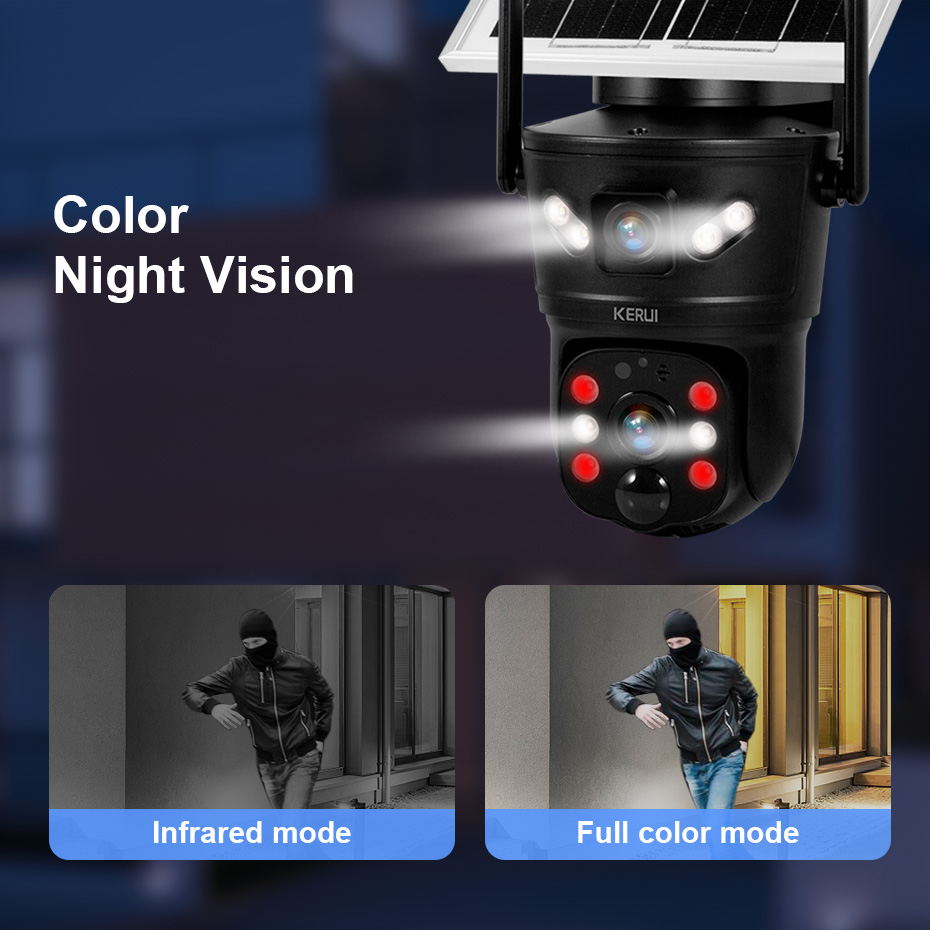 KERUI Outdoor 6MP Solar Camera - Home Security And Cctv 评论和价格
