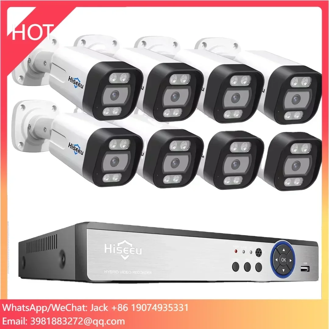 Hiseeu 4K 8channel 8mp Outdoor - Home Security Kit With Camera 评论和价格