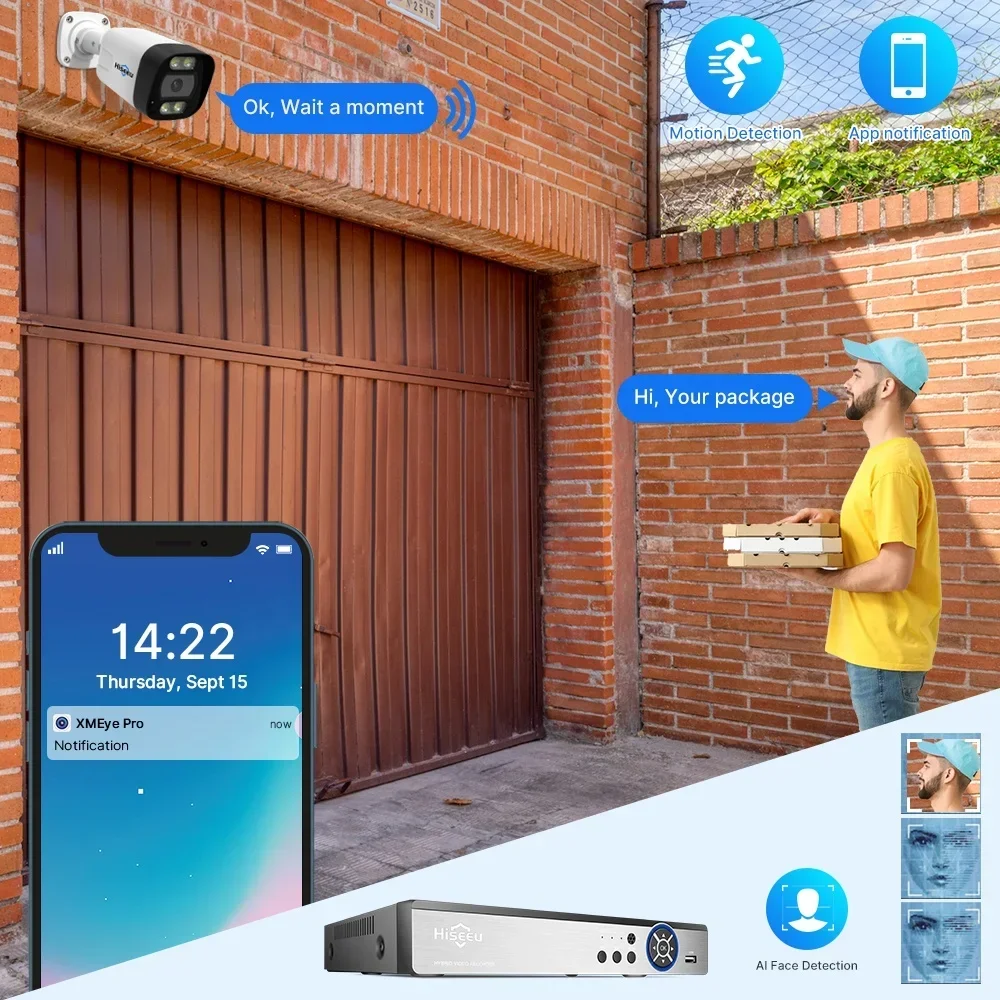 Hiseeu 4K 8channel 8mp Outdoor - Home Security Kit With Camera 评论和价格
