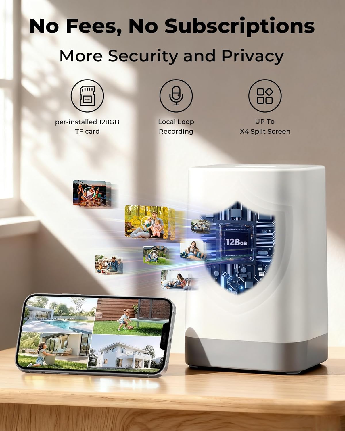 Solar Powered Wireless Outdoor - Home Security No Subscription 评论和价格
