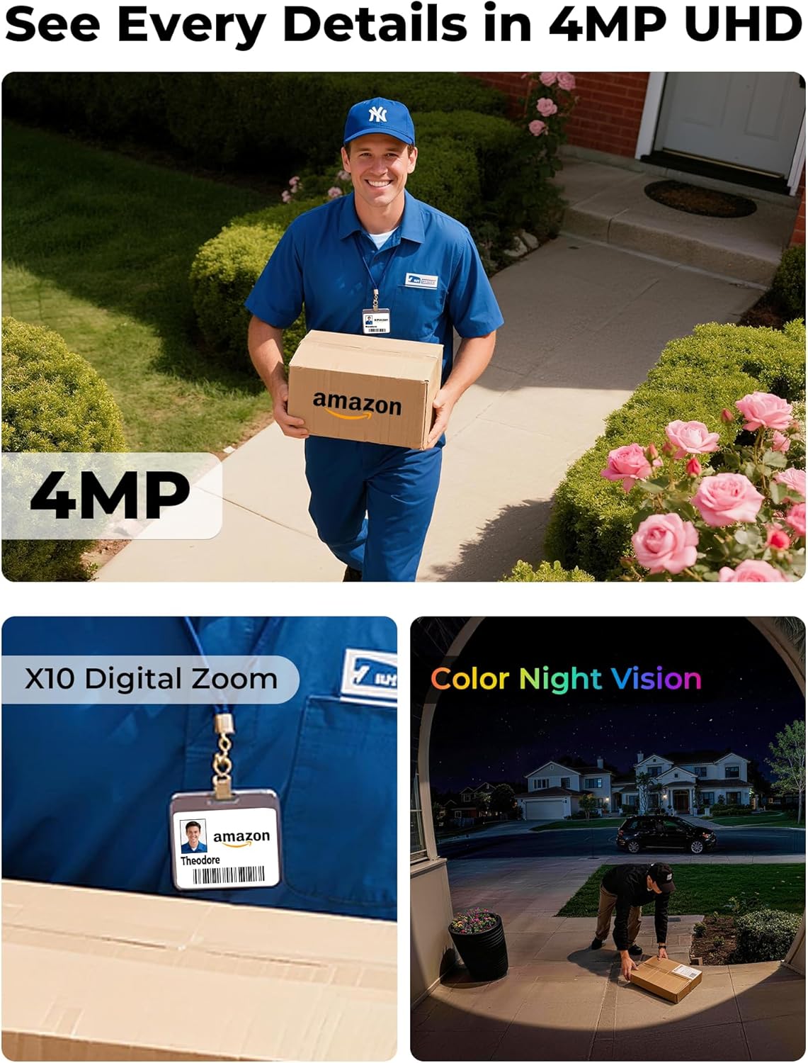 Solar Powered Wireless Outdoor - Home Security No Subscription 评论和价格