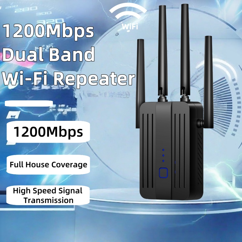 WiFi Repeater Extender 1200Mbp - Home Security And Internet 评论和价格