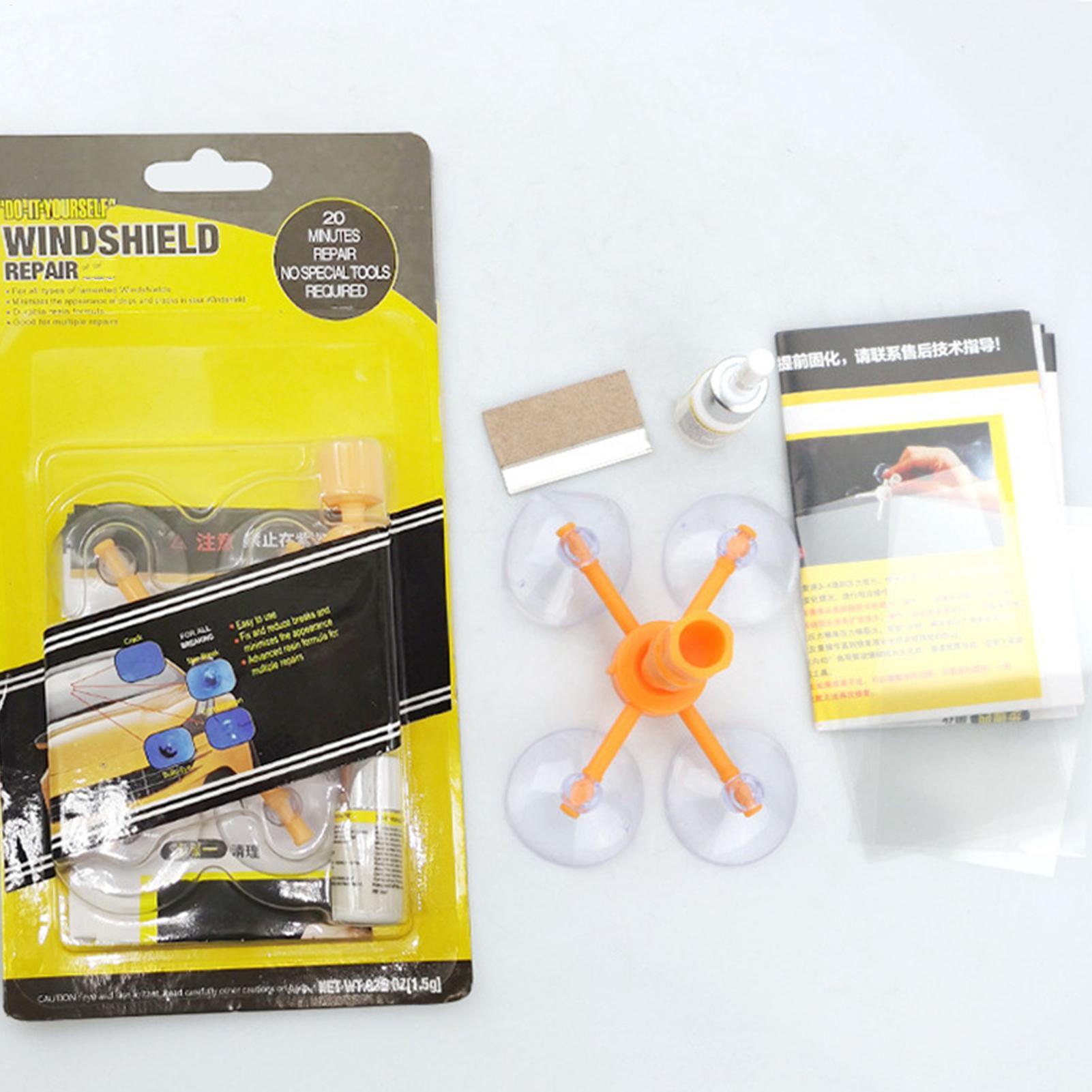 Windshield Repair Kit Car Glas - Glass Break Detector 评论和价格
