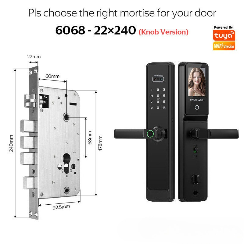 EGFirtor Semi-automaticTuya Fi - Door Lock Smart Keypad 评论和价格