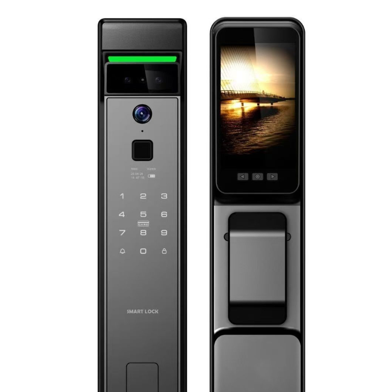 3D Facial Recognition Fingerpr - Door Lock Smart Keypad 评论和价格