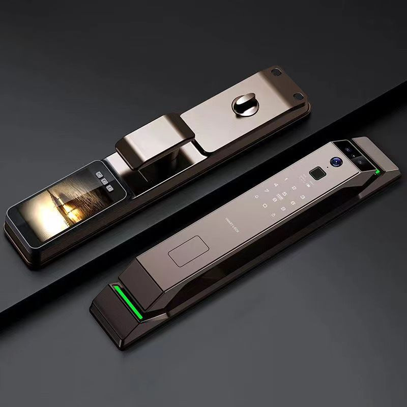 3D Facial Recognition Fingerpr - Door Lock Smart Keypad 评论和价格