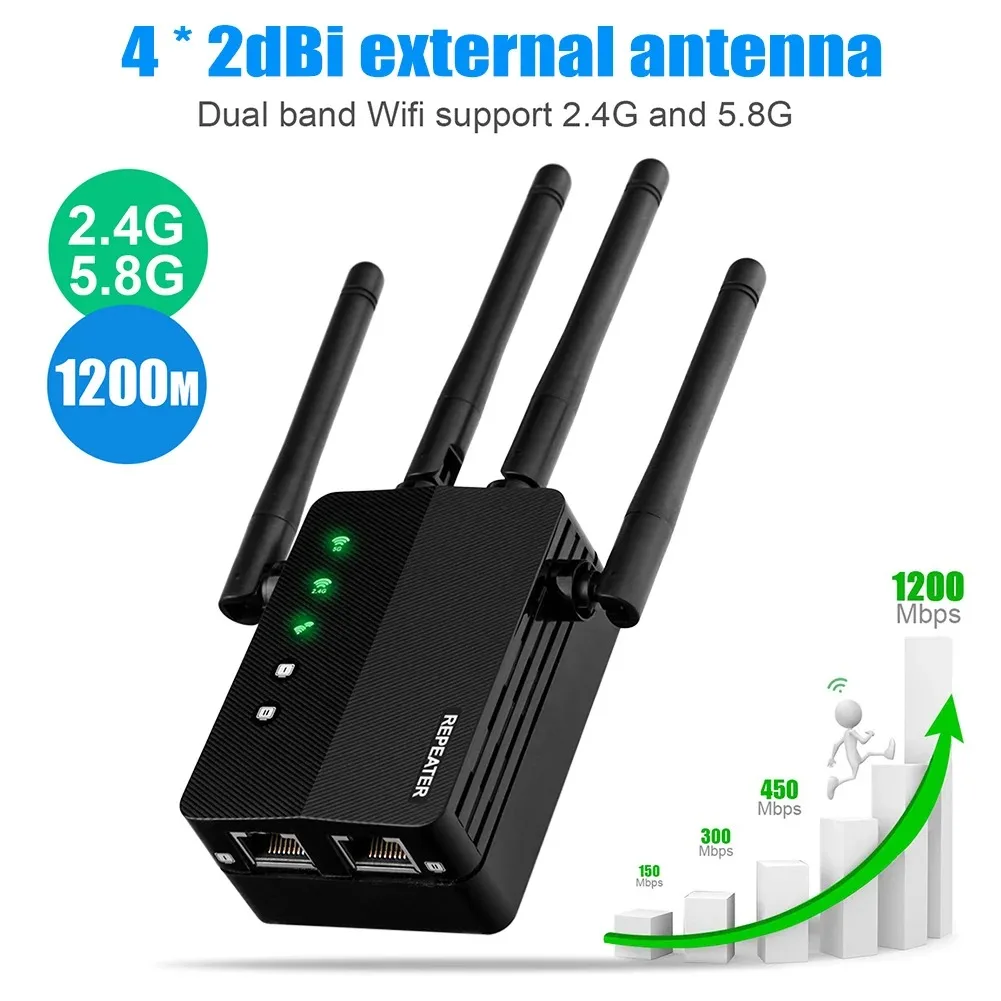 WiFi Extender Featuring 2.4/5. - Home Security And Internet 评论和价格