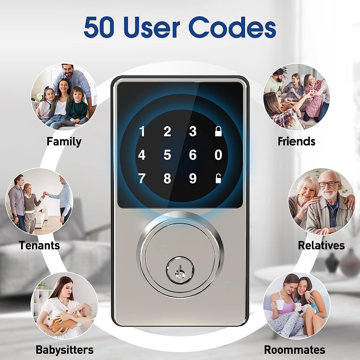 Smart Lock with Password, Keyl - Door Lock Smart Keypad 评论和价格
