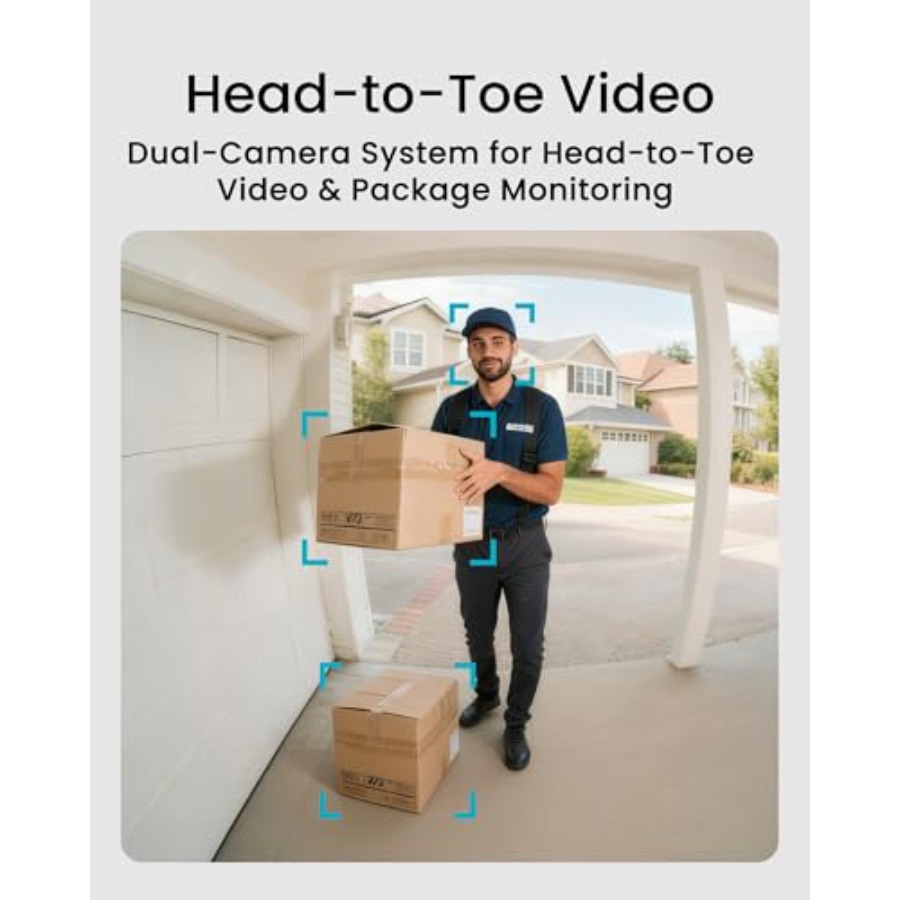 Wireless doorbell camera for h - Home Security No Subscription 评论和价格