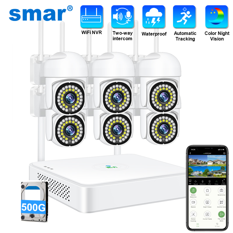 Smar 3MP Wireless CCTV Securit - Home Security And Cctv 评论和价格