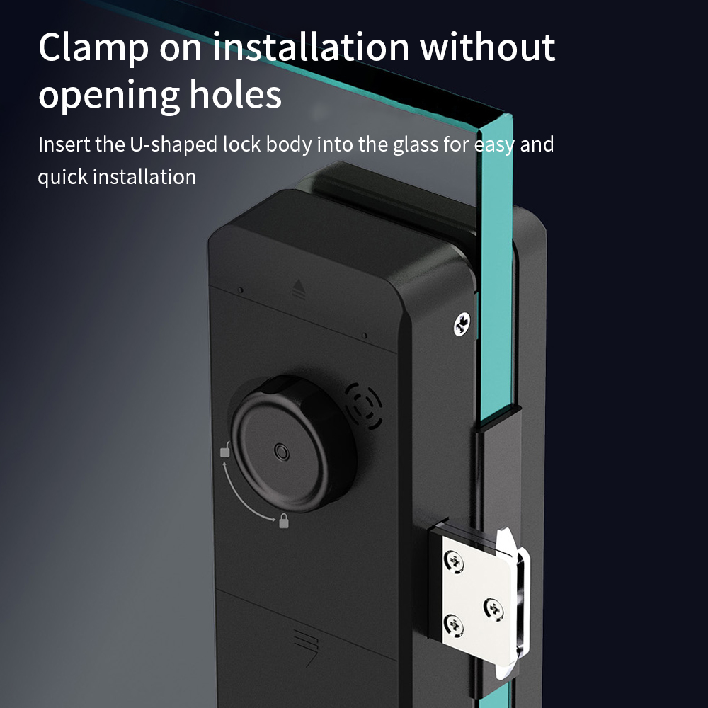 TTLOCK Smart Glass lock Finger - Door Lock Smart Keypad 评论和价格