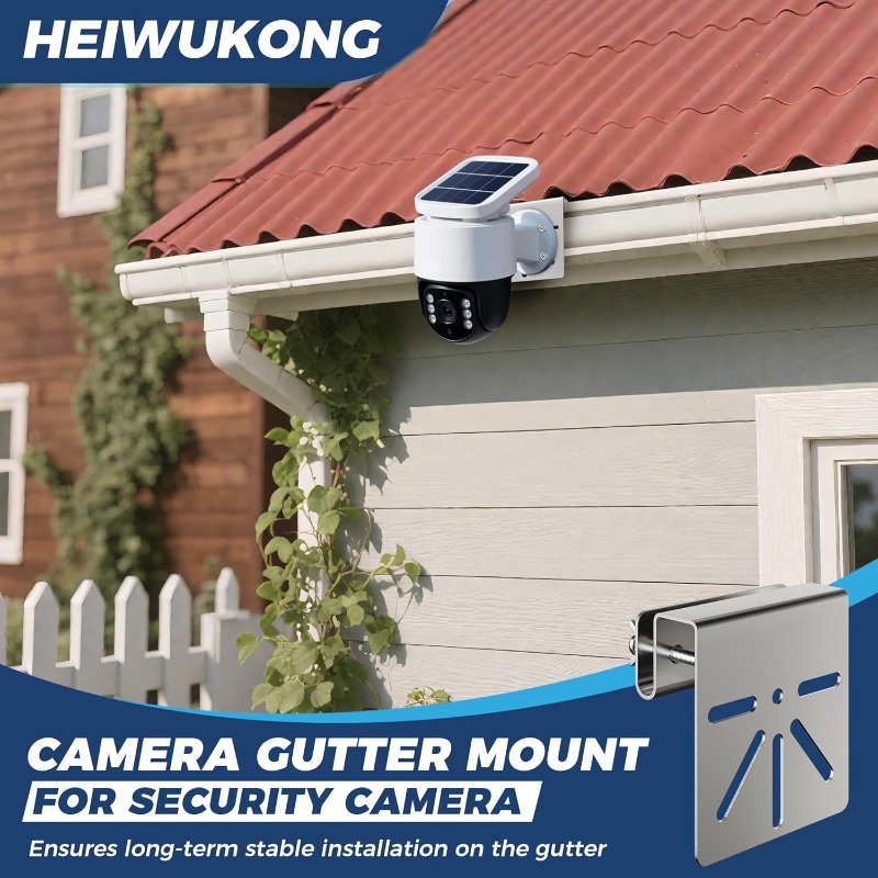 No Drill Stainless Steel Gutte - Home Security Eufy 评论和价格
