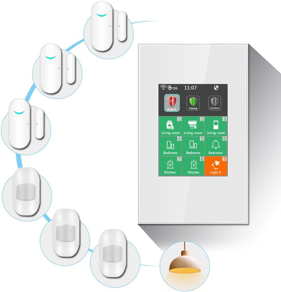 Lanbon LCD Smart Switch 433mhz - Home Security Uk 评论和价格
